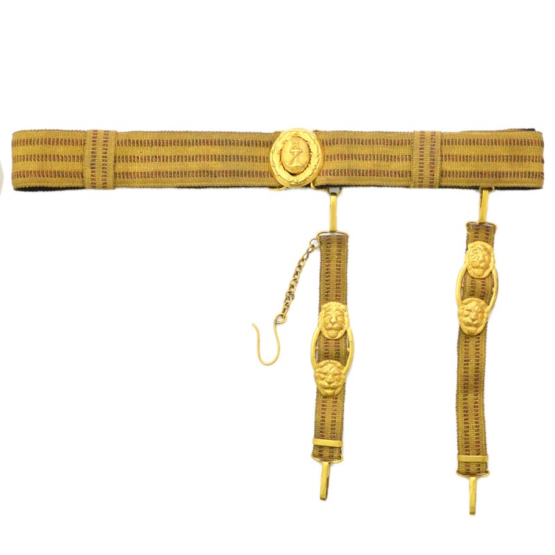 The ceremonial belt of the senior command staff of the USSR Navy of the 1947 model