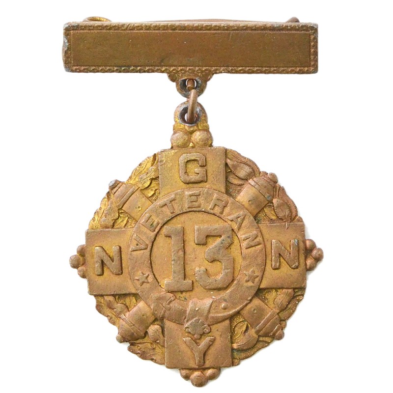 Veteran's Medal of the 13th Regiment of the National Guard of the State of New York 