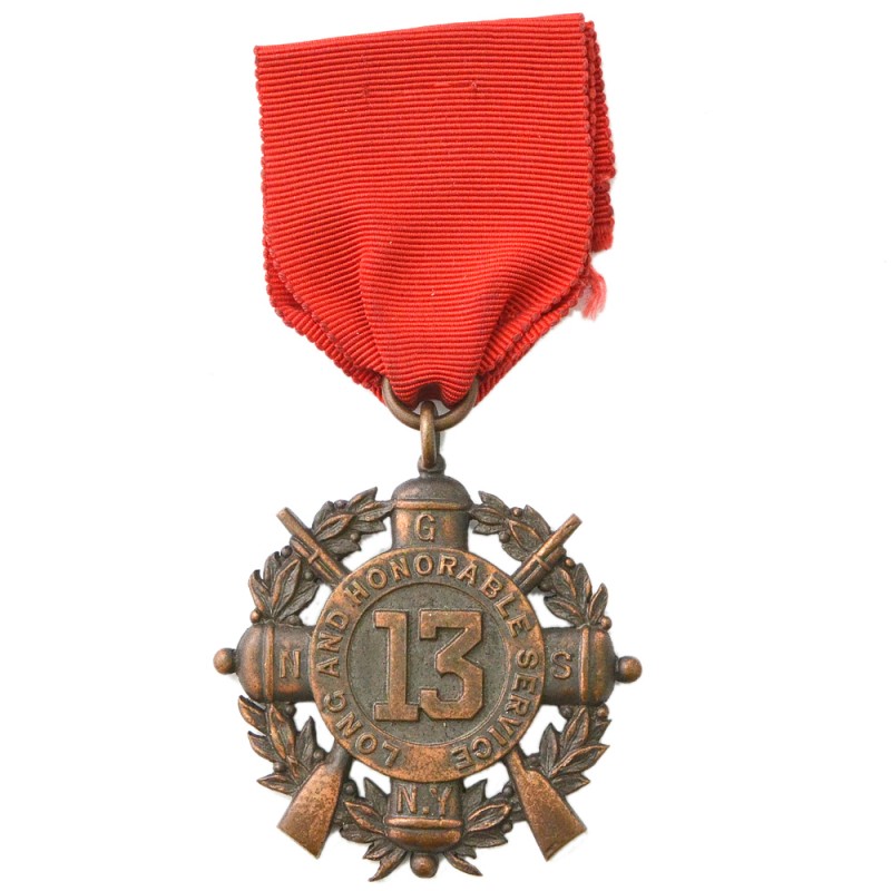 Medal of the 13th Regiment of the National Guard of the State of New York for long service