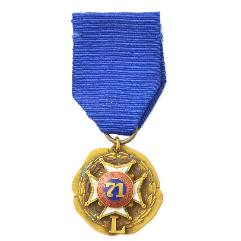 Medal of the 71st Regiment of the National Guard of the State of New York for 50 years of service