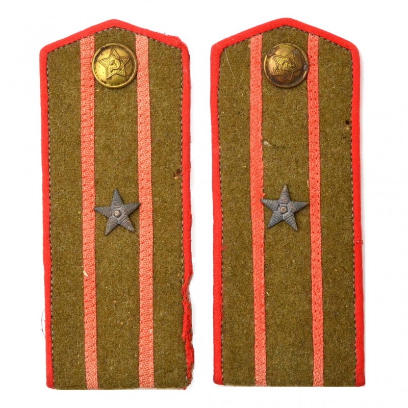 Field shoulder straps of the artillery major or ABTV of the Red Army of the 1943 model