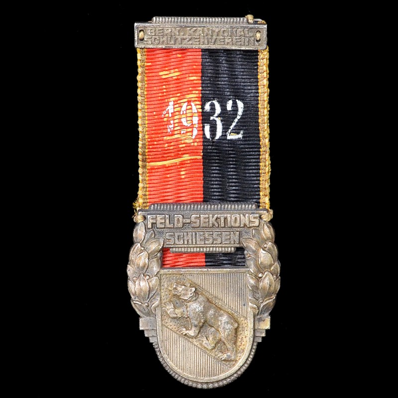 Prize badge for participation in the field shooting of the Canton of Bern, 1932