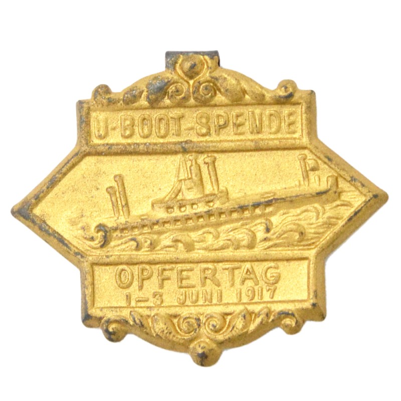Badge for raising funds for the construction of submarines in 1917, degree "in gold"