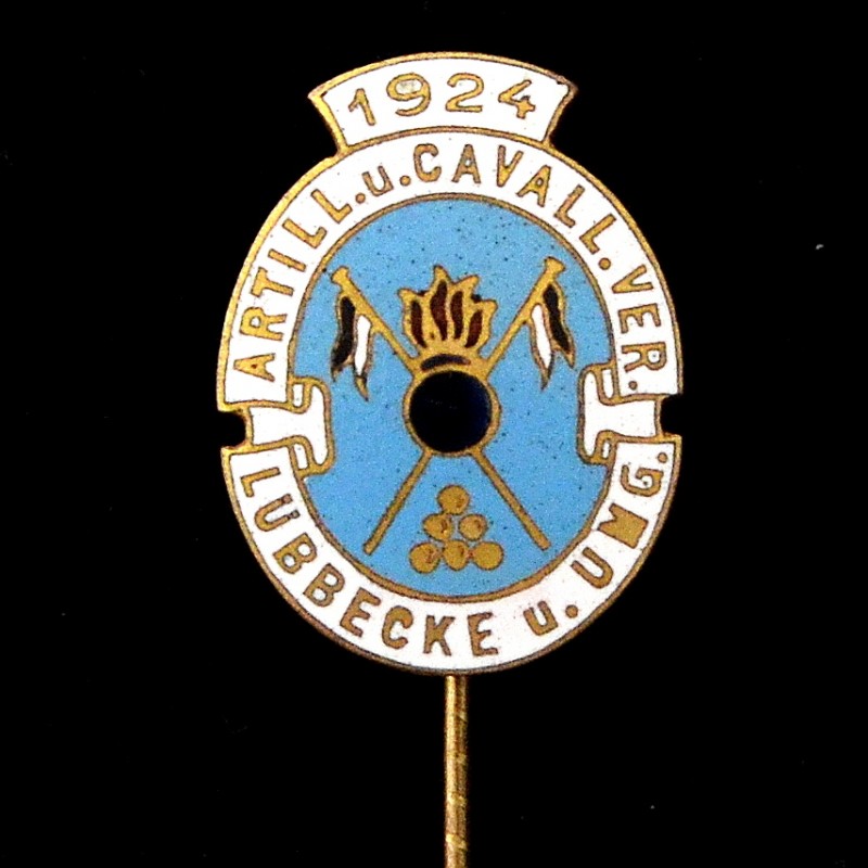 Badge of the Artillery and cavalry Unions of Lubeck