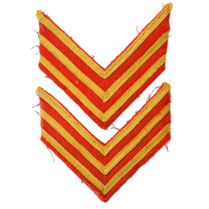 Sleeve corners of a senior lieutenant of the Red Army of the 1940 model