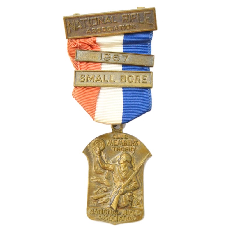 Bronze medal of the National Rifle Association of the USA for shooting from a small-caliber rifle, 1967