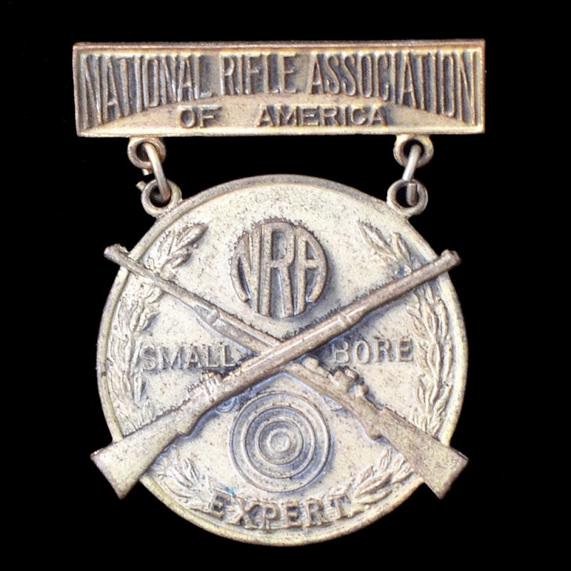 Bronze medal of the National Rifle Association of the USA, qualification "Expert in small-caliber rifle shooting"