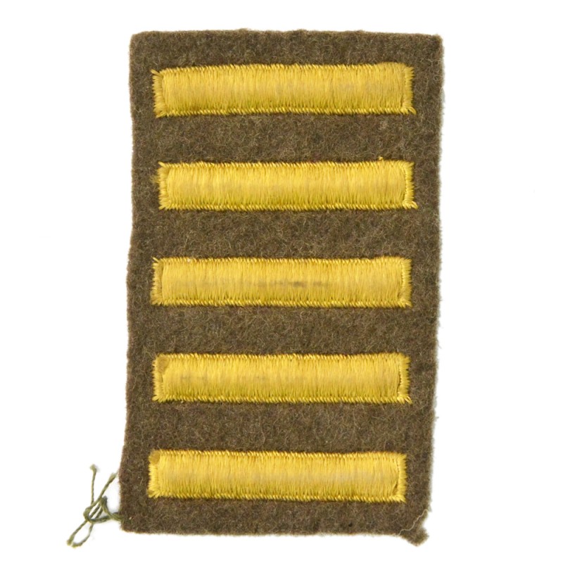 Patch for 2.5 years of service abroad during the Second World War
