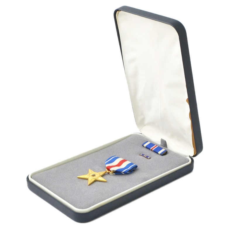 Medal "Silver Star" of the sample of 1932 in the original case, USA