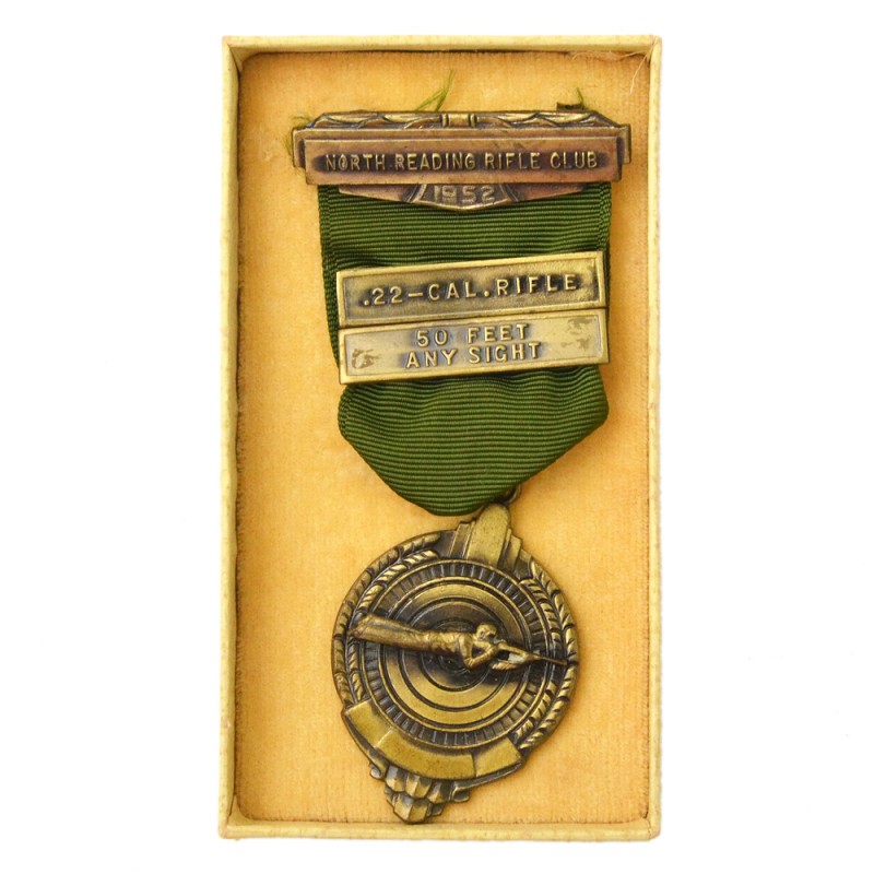 Bronze medal of the Shooting Club of North Reading, 1952