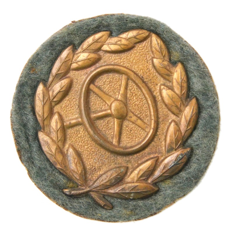 Armband badge of a military driver of the 1942 model in bronze