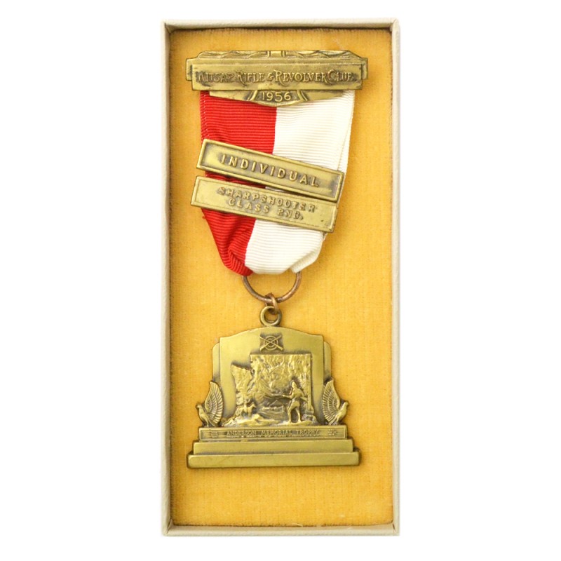 Bronze medal for shooting "Revolver and Rifle Club of O. Kitsap"