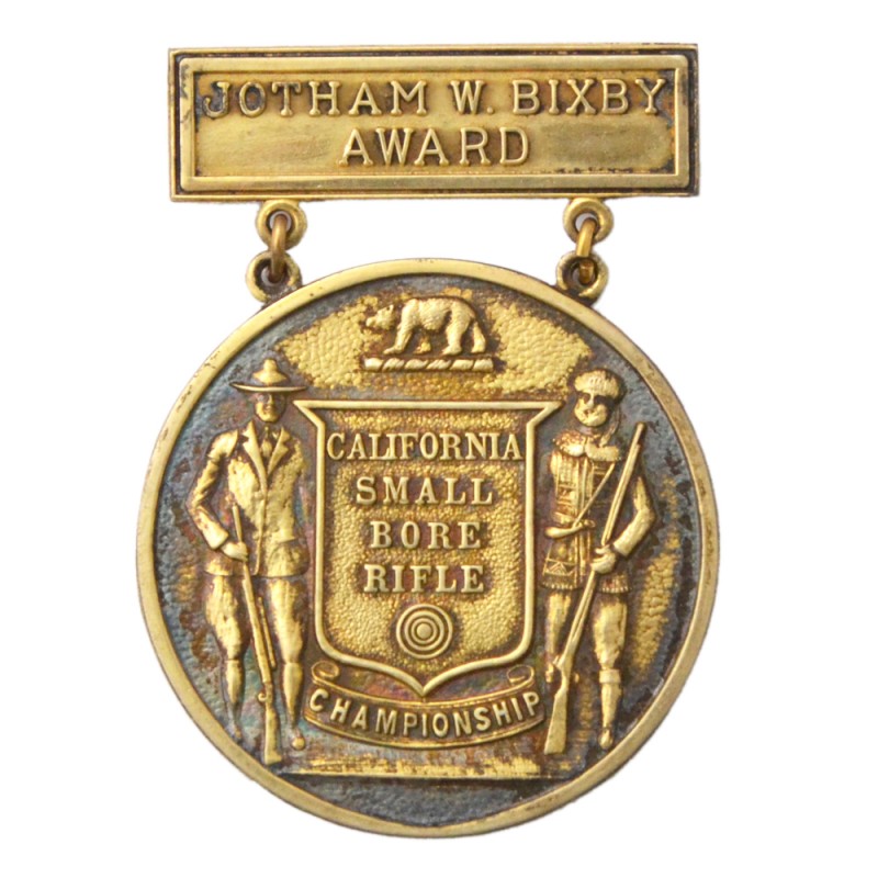 Gold medal for shooting competitions in California, 1948