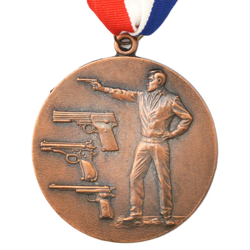 Neck bronze medal of the "Gun Club in Twin Lakes", 1990