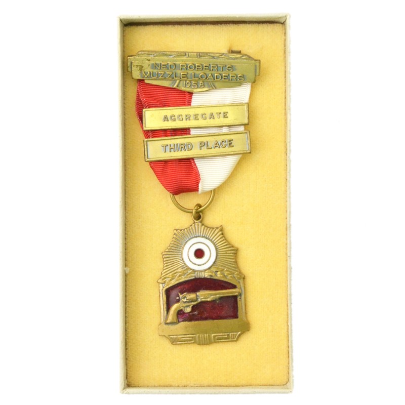 Bronze medal in shooting organization "Ned Roberts Muzzle Loaders", 1958