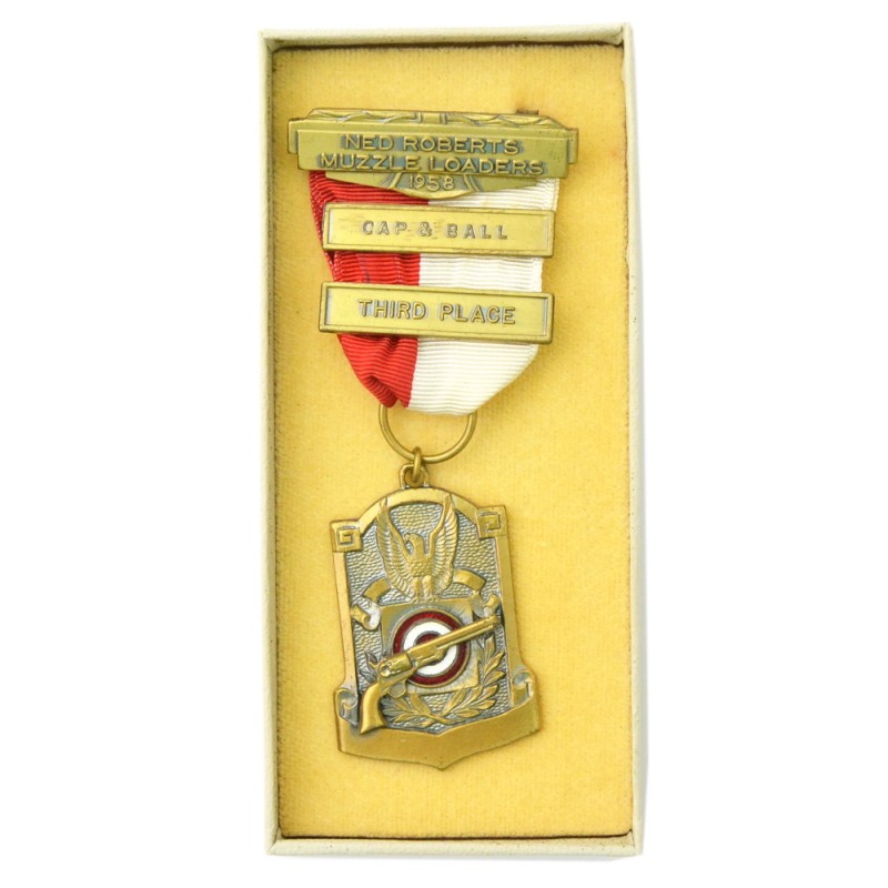 Bronze medal in shooting organization "Ned Roberts Muzzle Loaders", 1958