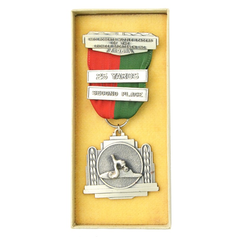 Silver medal in shooting of the club of "Pioneer Athletes", 1961