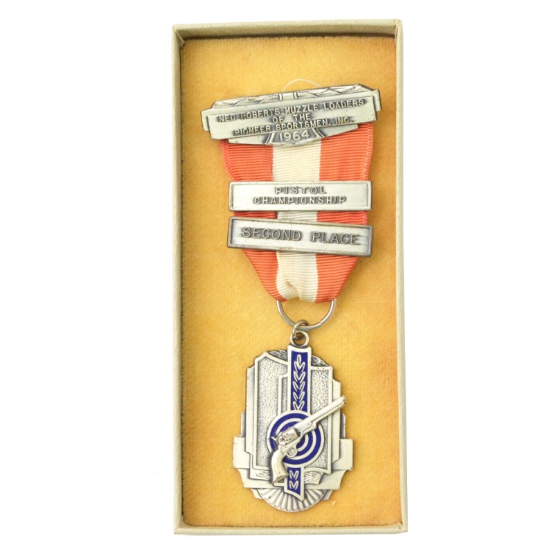 Silver medal in shooting of the club of "Pioneer Athletes", 1964