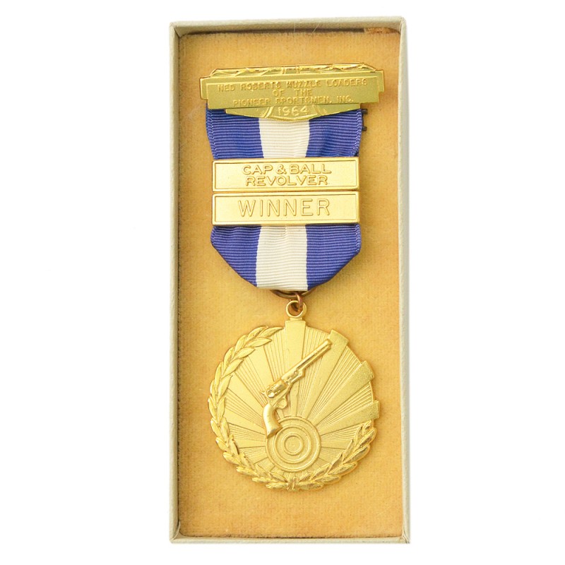 Gold medal in shooting of the club of "Pioneer Athletes", 1964
