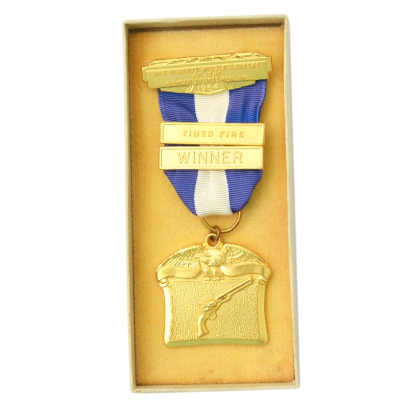 Gold medal in shooting of the club of "Pioneer Athletes", 1964