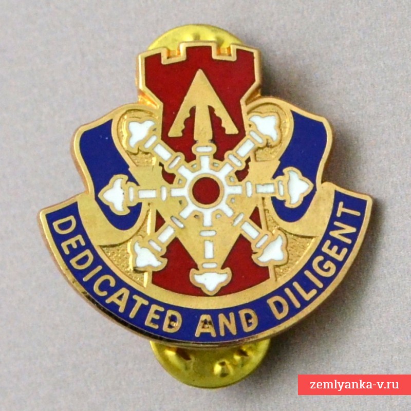Badge of the Engineering Battalion No. 111 of the US Army