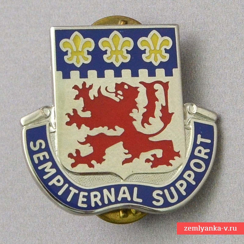 Badge of the 105th Engineering Brigade of the US Army