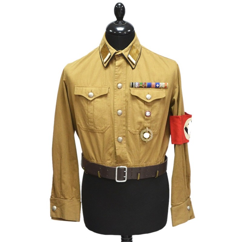 Official tunic of the political head of the NSDAP district, with a Weitz certificate