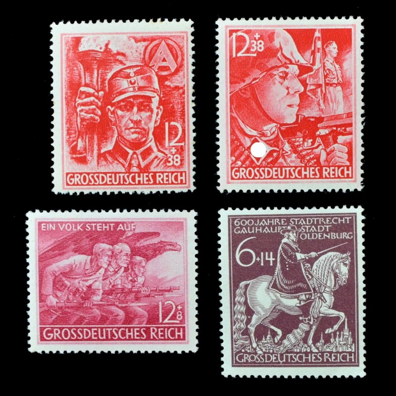 Annual set of postage stamps of the 3rd Reich of 1945**