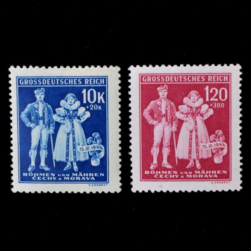Postage stamps "5 years of the protectorate of Bohemia and Moravia"*, 1944
