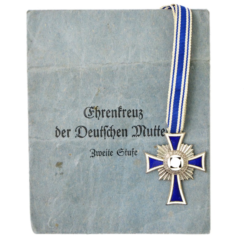 Honorary Cross of the German mother of 1938, degree "in silver", in an envelope
