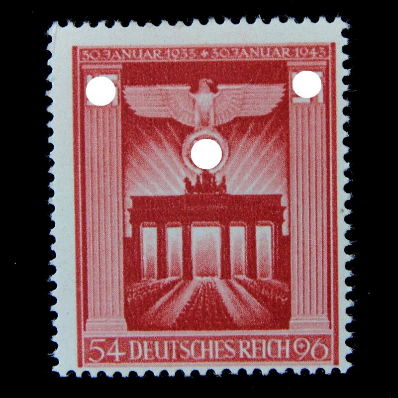 Stamp "10th anniversary of A. Hitler's tenure as Reich Chancellor"**, 1941
