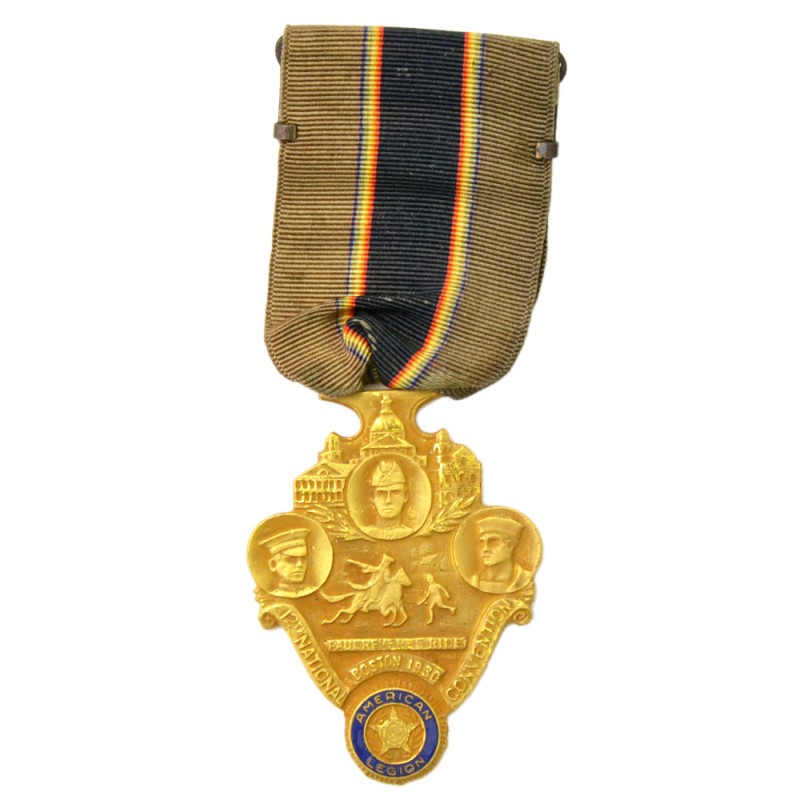 Commemorative medal of the participant of the American Legion Convention in Boston, 1930