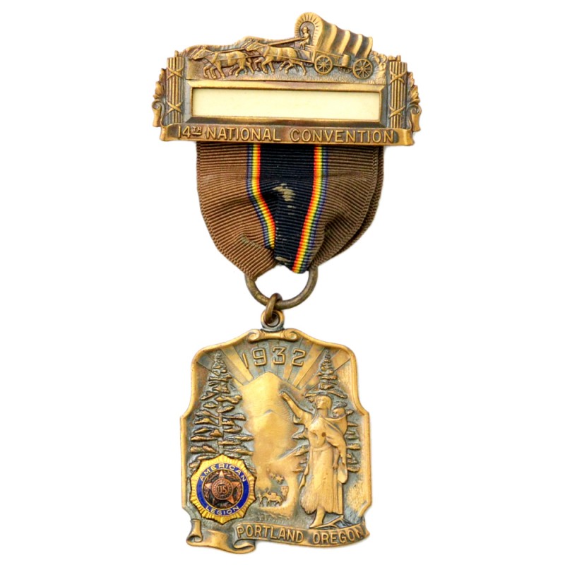 Medal of the participant of the American Legion Convention in Portland, Oregon, 1932