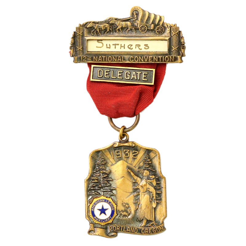 Medal of the Delegate to the American Legion Convention in Portland, Oregon, 1932