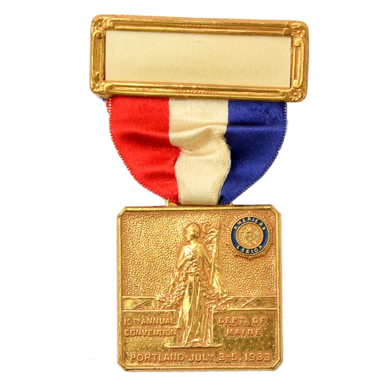 Medal of the participant of the American Legion Convention in Portland, Maine, 1933 