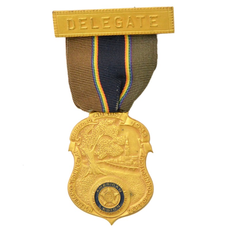 Medal of the Delegate to the American Legion Convention in Hardford, Connecticut, 1935