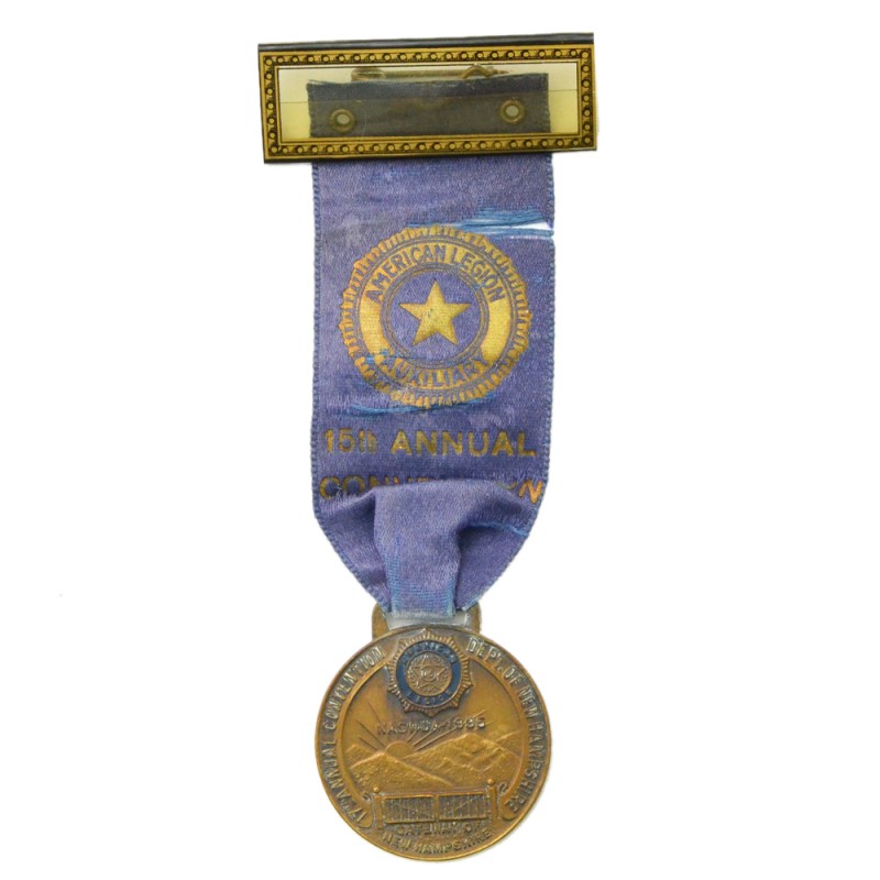 Medal of the participant of the American Legion Convention in New Hampshire, 1935