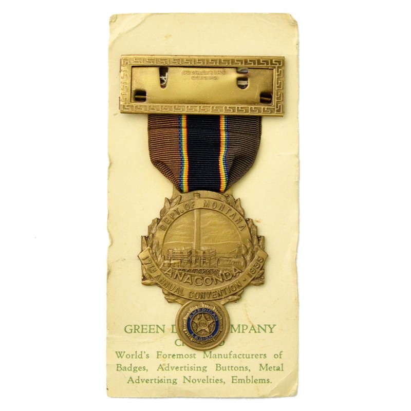 Medal of the participant of the American Legion Convention in Anaconda, Montana, 1935