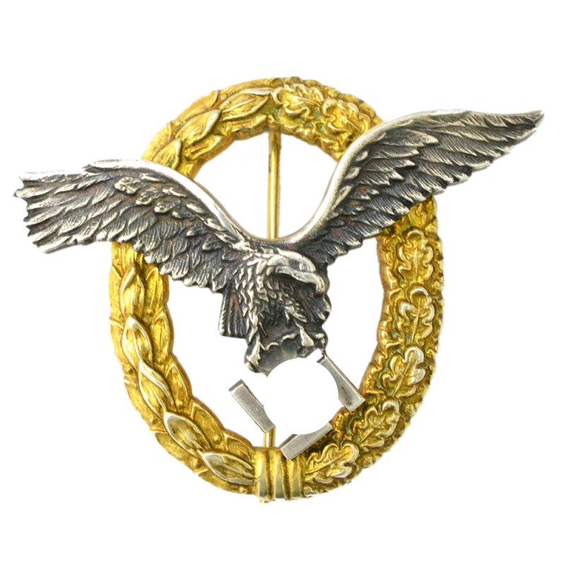 Luftwaffe pilot qualification badge, copy