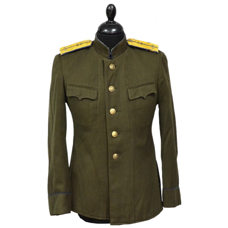 The tunic of an officer of the engineering troops or cavalry of the Red Army of the 1943 model