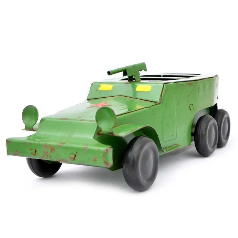 Soviet children's metal toy "Armored car"
