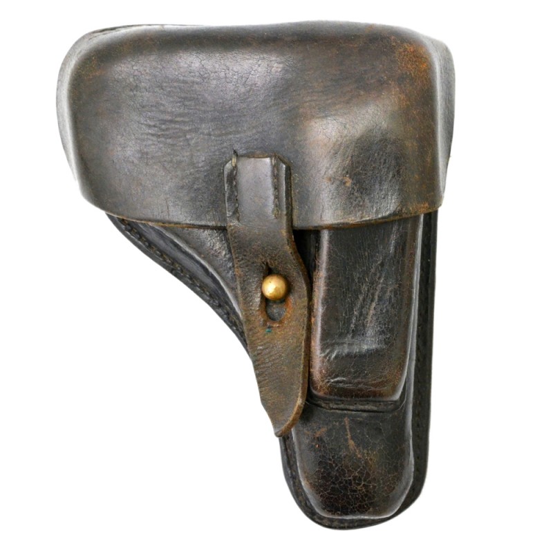 Leather holster for a Browning pistol of the 1900 model