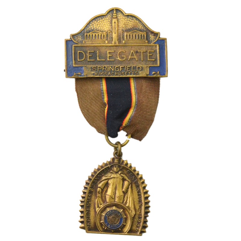 Medal of the Delegate to the American Legion Convention in Springfield, Massachusetts, 1936