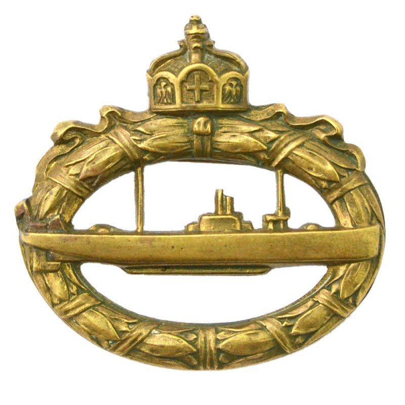 Qualification badge of the Kaisermarine submariner, W. Schott