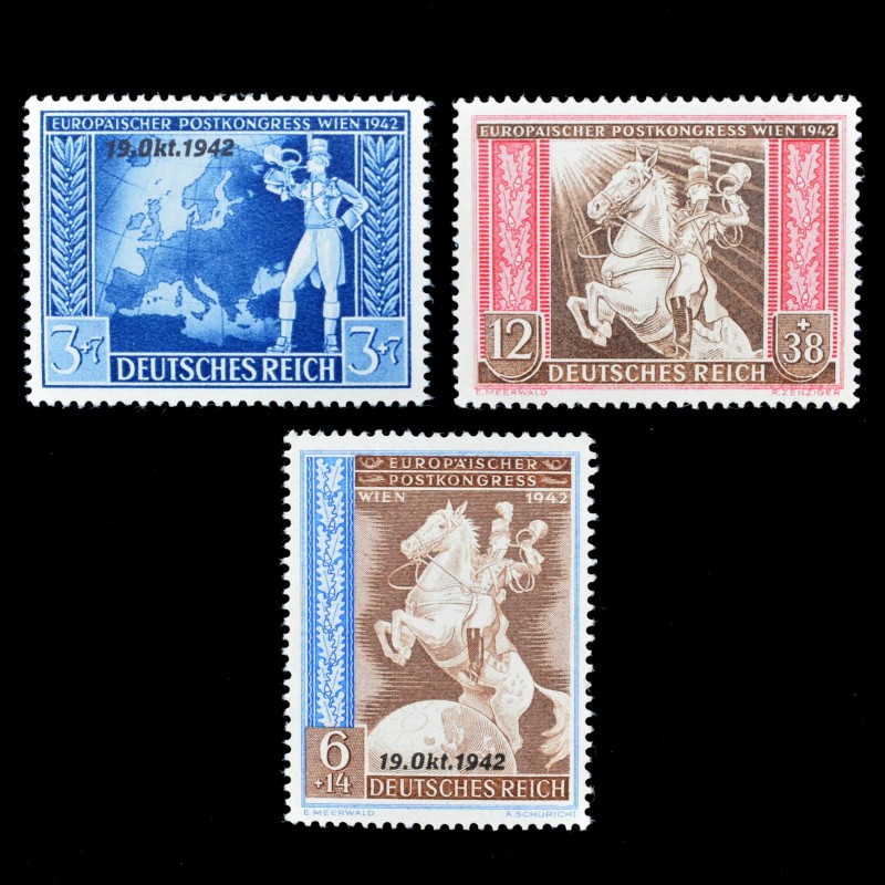 Series of stamps "European Postal Congress"**, 1942