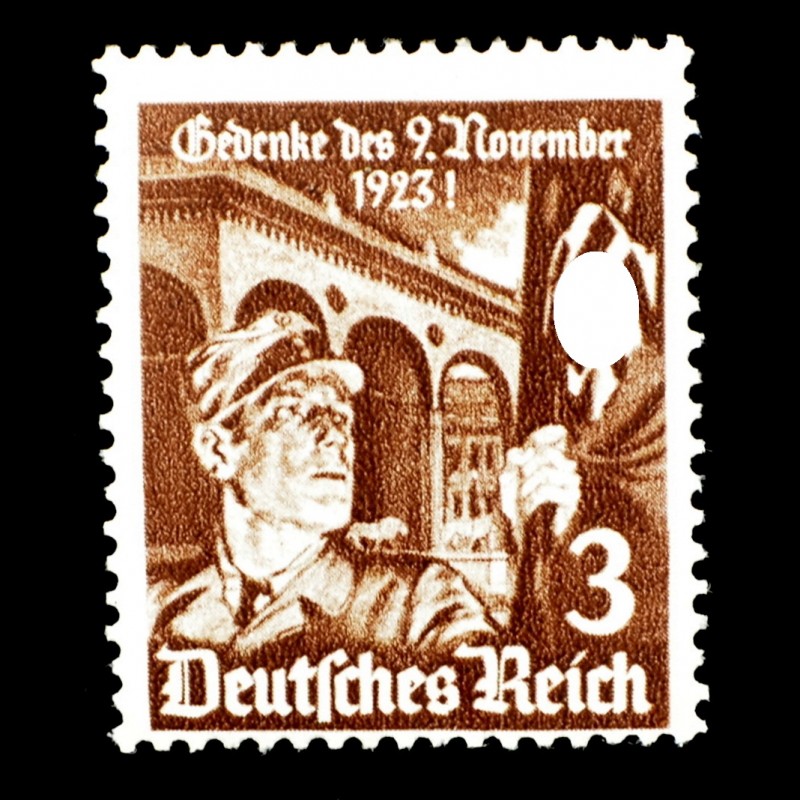 A 3 Pf stamp from the series "12 years of the Beer Putsch"**, 1935