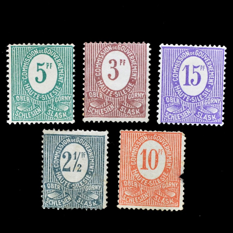 Lot of stamps from the series "Plebiscite in Upper Silesia"*/**, 1929