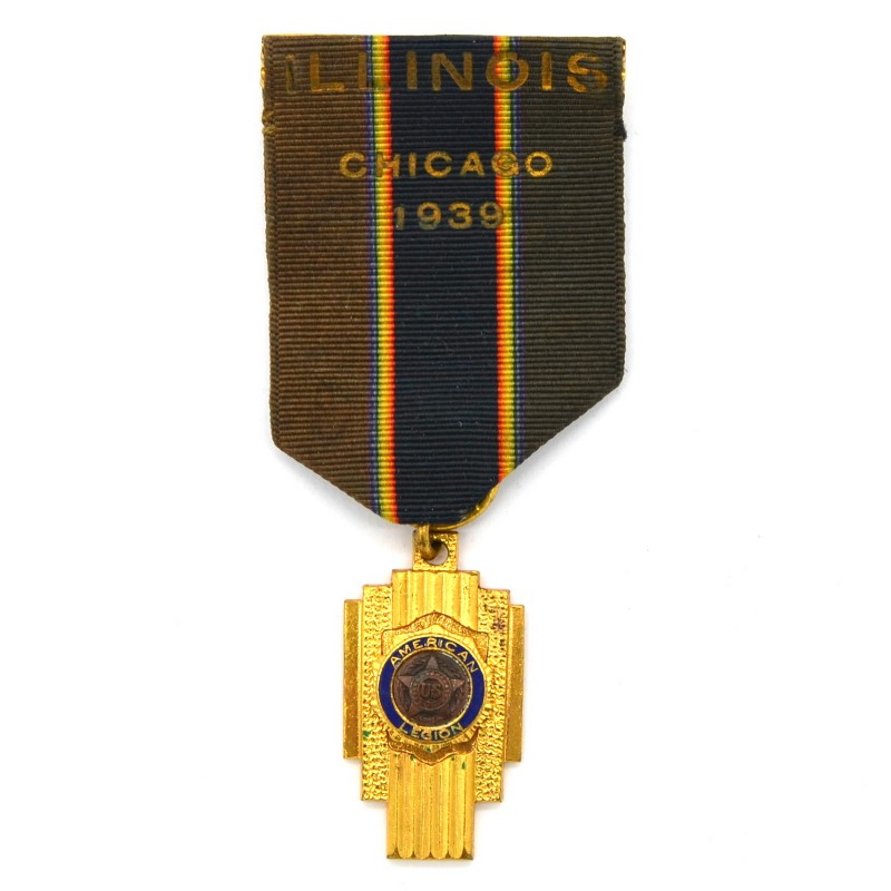 Medal of the officer - participant of the Congress of the American Legion in Chicago, 1939