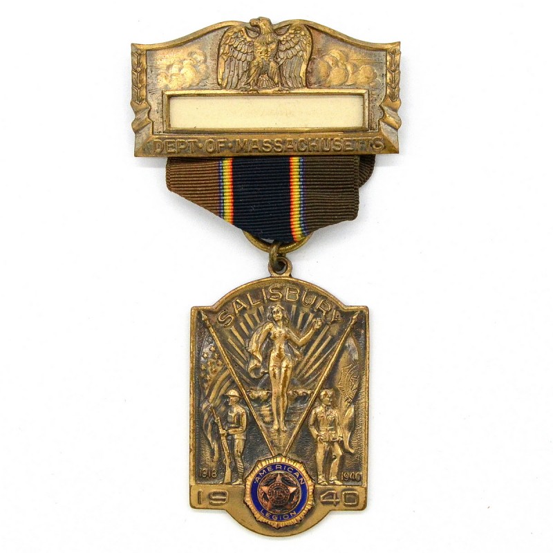 Medal of the delegate to the American Legion Convention in Salesbury, Massachusetts, 1940