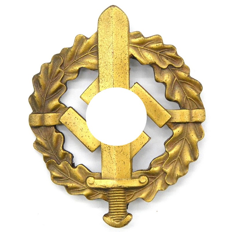 SA sports badge of the 1935 model in bronze, Fechler